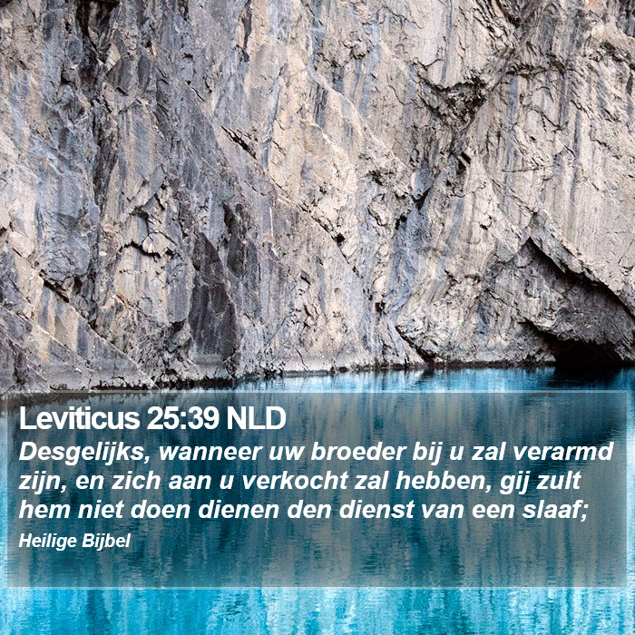 Leviticus 25:39 NLD Bible Study