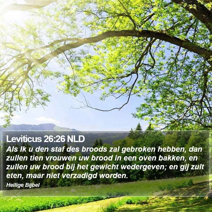 Leviticus 26:26 NLD Bible Study