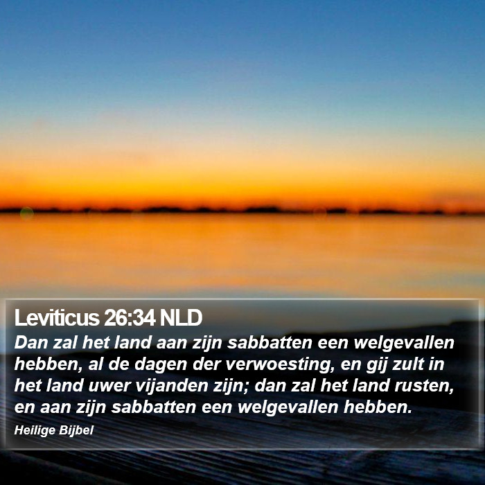 Leviticus 26:34 NLD Bible Study