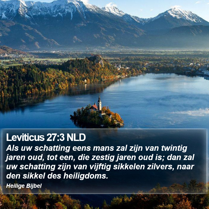 Leviticus 27:3 NLD Bible Study