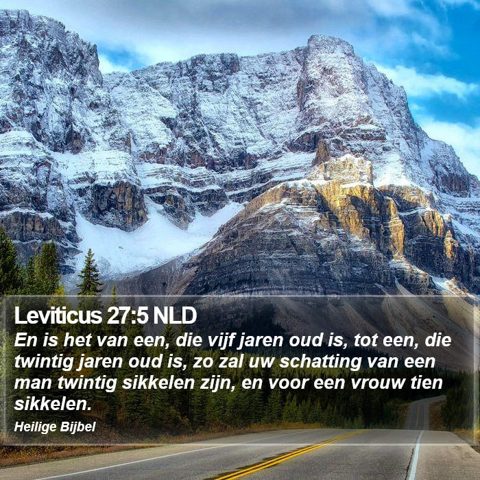 Leviticus 27:5 NLD Bible Study