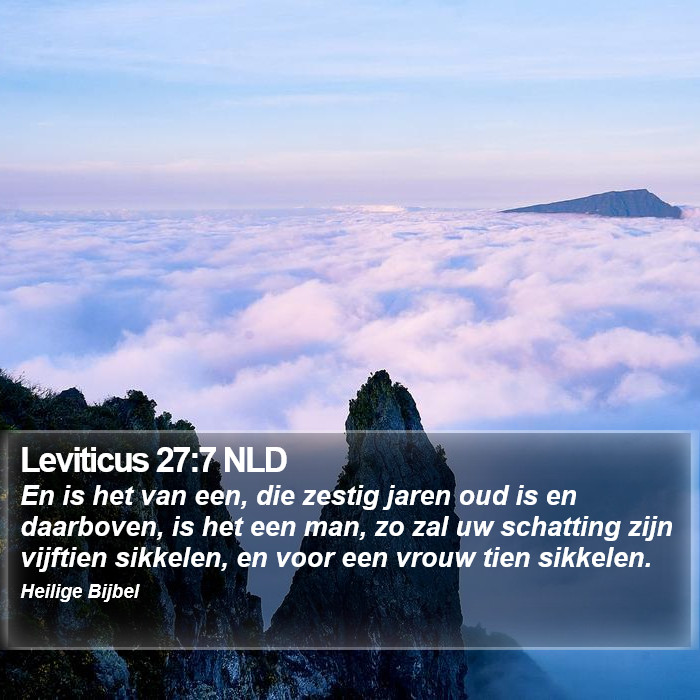 Leviticus 27:7 NLD Bible Study