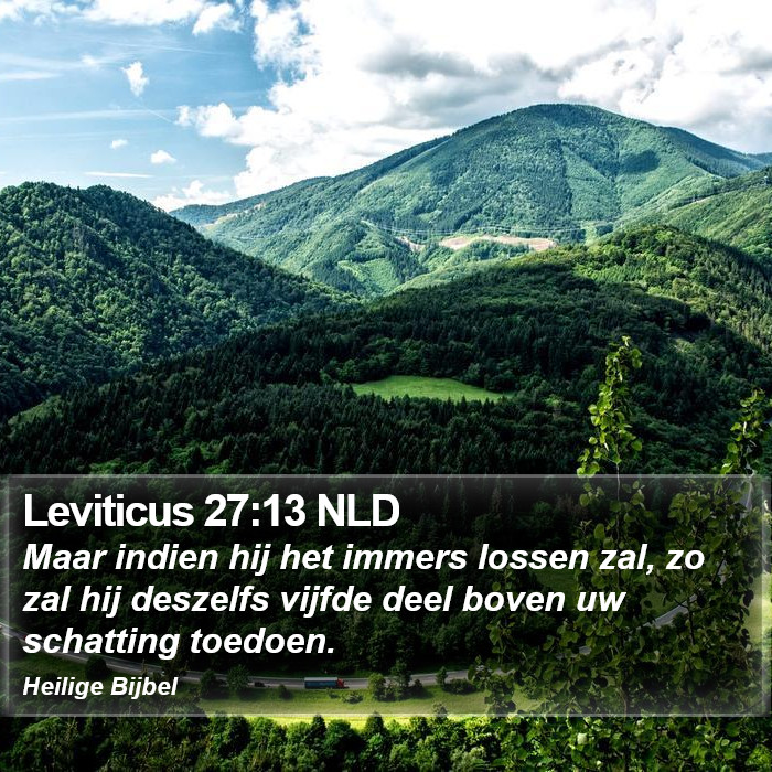 Leviticus 27:13 NLD Bible Study