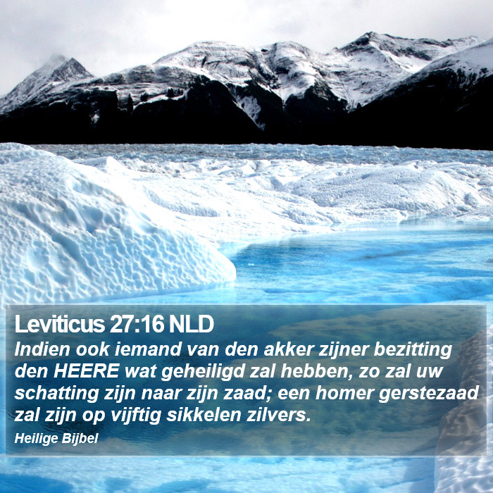 Leviticus 27:16 NLD Bible Study