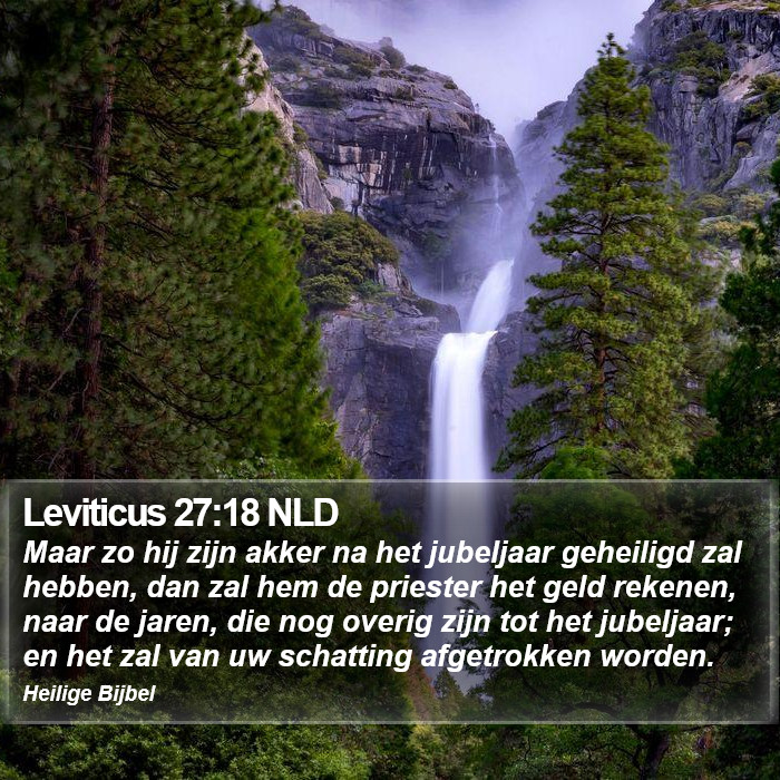 Leviticus 27:18 NLD Bible Study