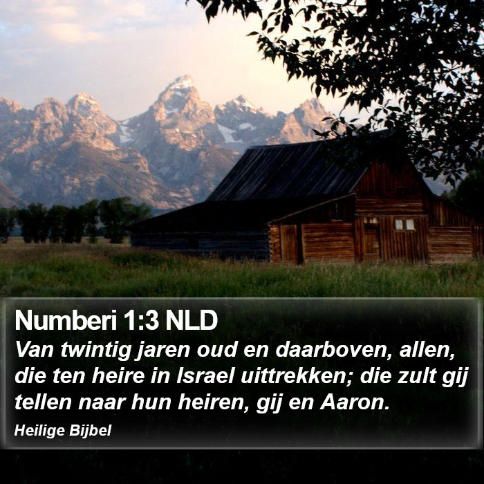 Numberi 1:3 NLD Bible Study