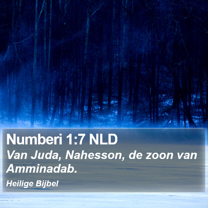 Numberi 1:7 NLD Bible Study