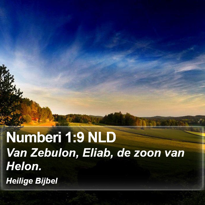 Numberi 1:9 NLD Bible Study