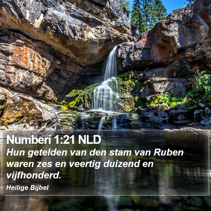 Numberi 1:21 NLD Bible Study