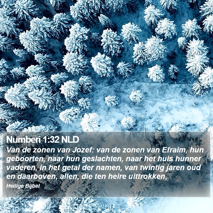 Numberi 1:32 NLD Bible Study