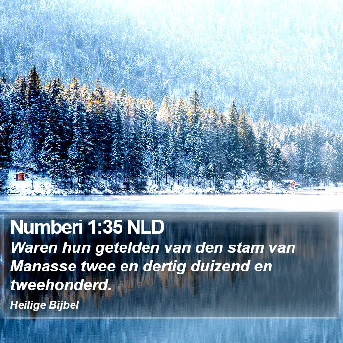 Numberi 1:35 NLD Bible Study