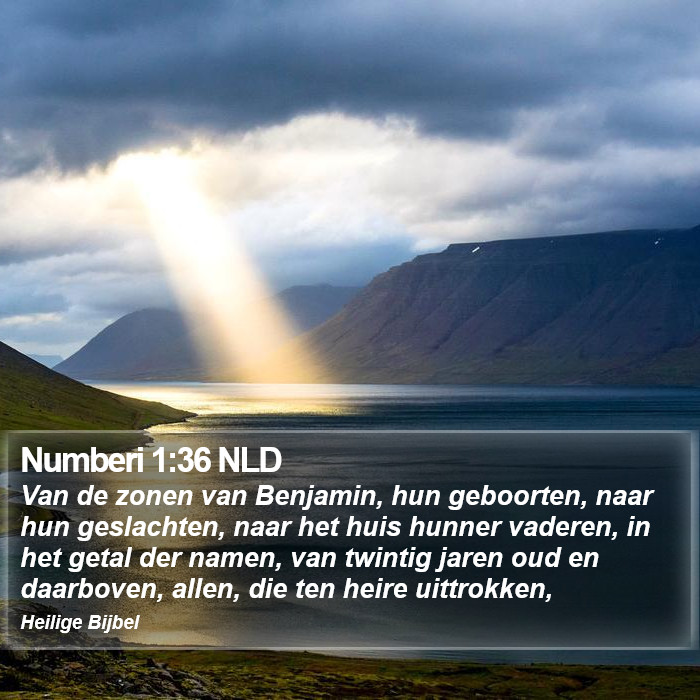 Numberi 1:36 NLD Bible Study