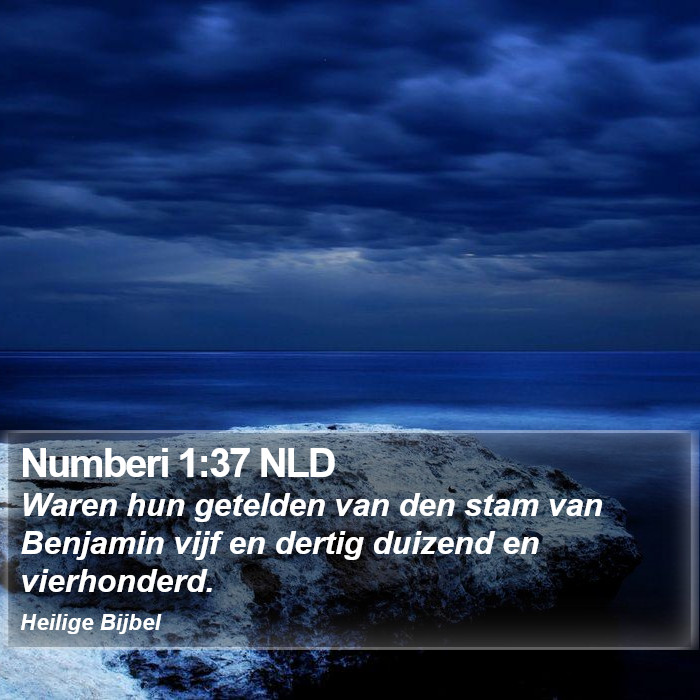 Numberi 1:37 NLD Bible Study