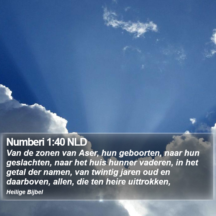 Numberi 1:40 NLD Bible Study