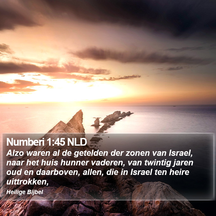 Numberi 1:45 NLD Bible Study