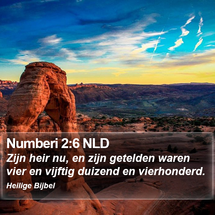 Numberi 2:6 NLD Bible Study