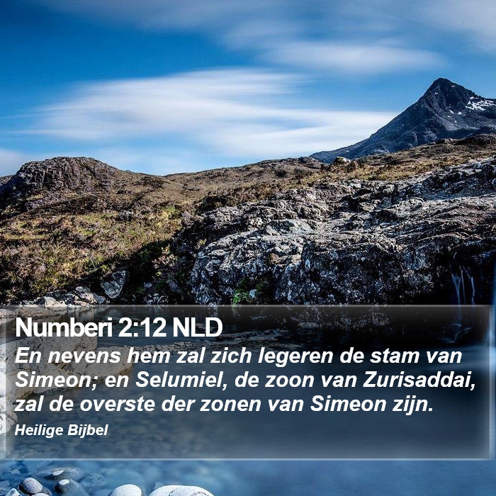 Numberi 2:12 NLD Bible Study