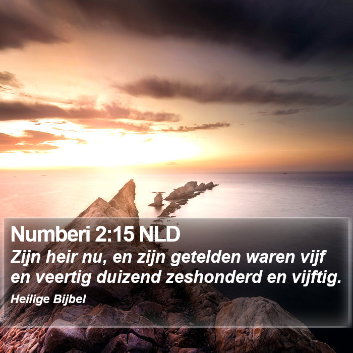 Numberi 2:15 NLD Bible Study