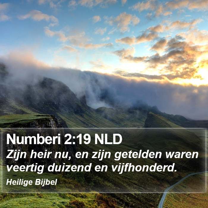 Numberi 2:19 NLD Bible Study
