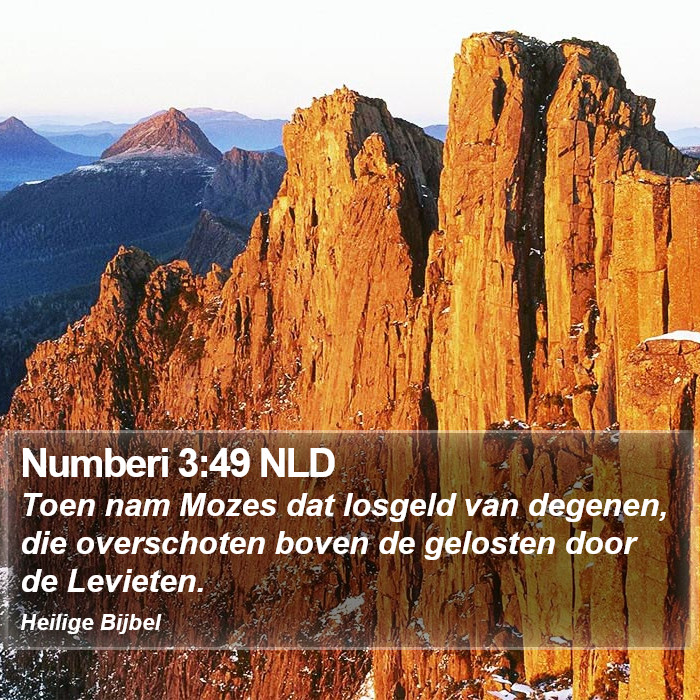 Numberi 3:49 NLD Bible Study