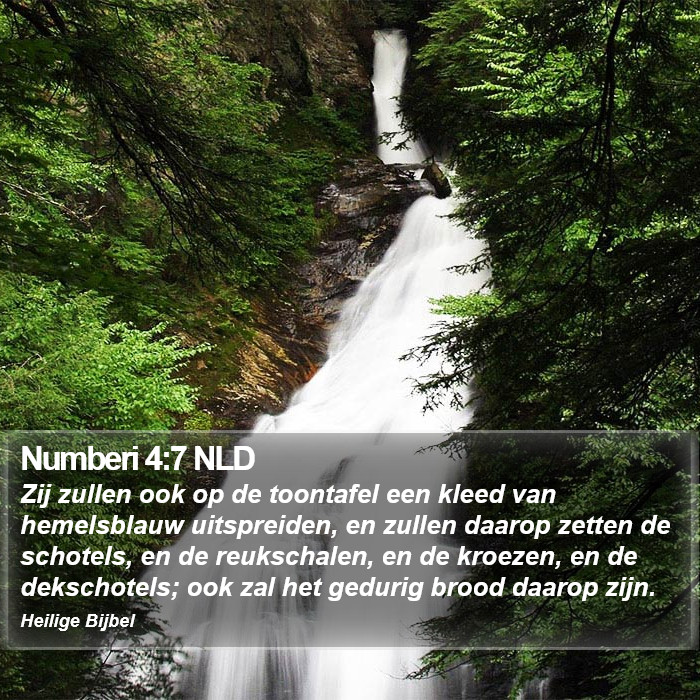 Numberi 4:7 NLD Bible Study