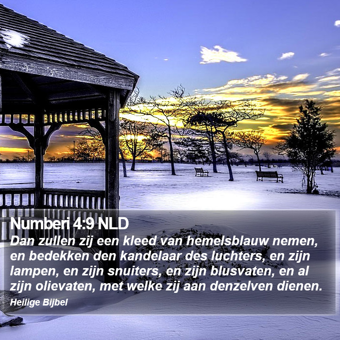 Numberi 4:9 NLD Bible Study