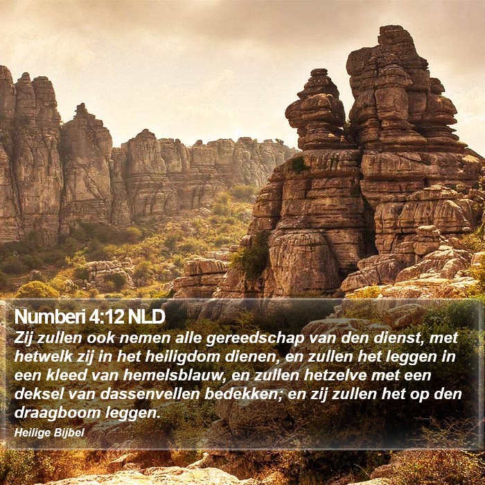 Numberi 4:12 NLD Bible Study
