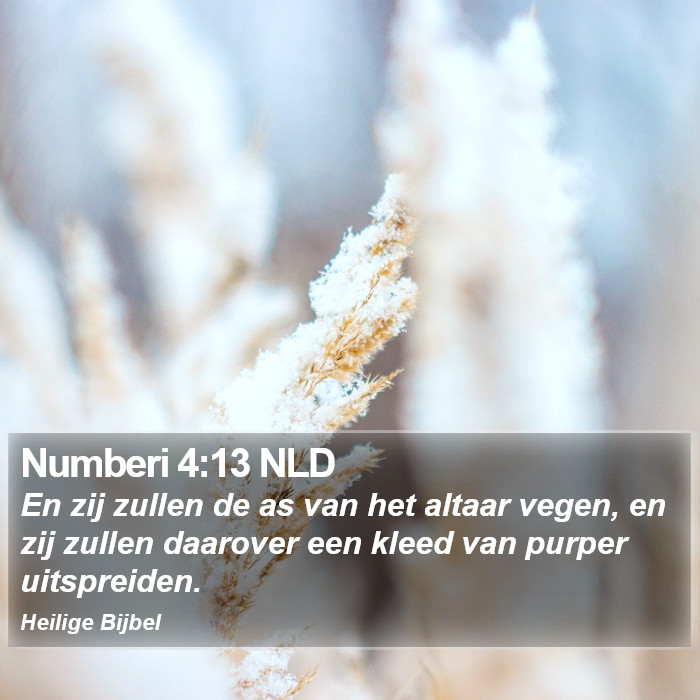 Numberi 4:13 NLD Bible Study