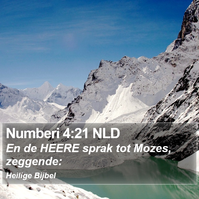 Numberi 4:21 NLD Bible Study