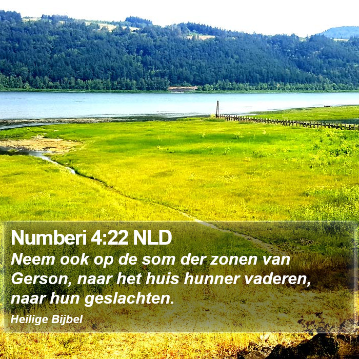 Numberi 4:22 NLD Bible Study