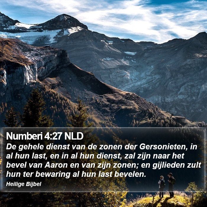 Numberi 4:27 NLD Bible Study
