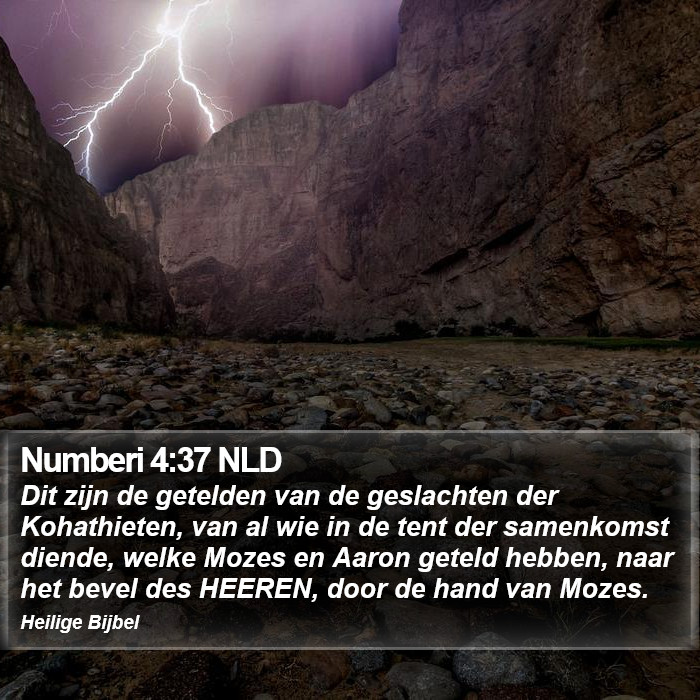 Numberi 4:37 NLD Bible Study