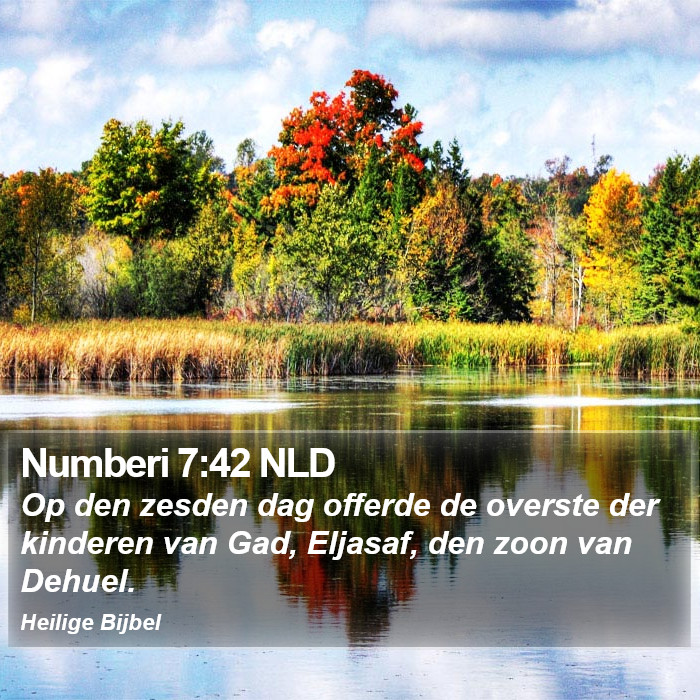 Numberi 7:42 NLD Bible Study