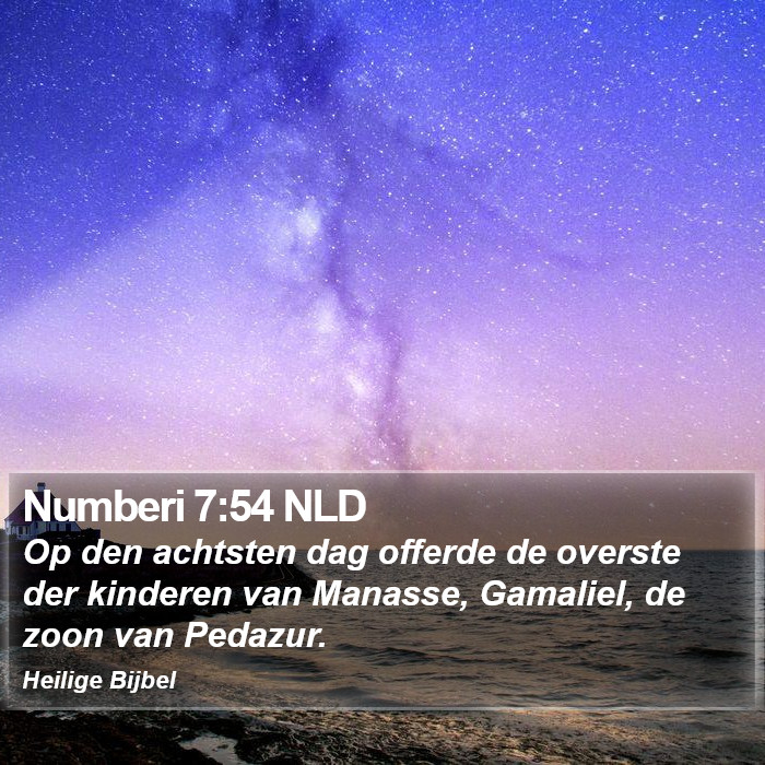 Numberi 7:54 NLD Bible Study