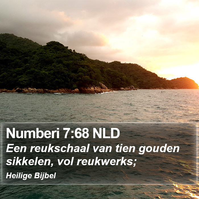 Numberi 7:68 NLD Bible Study