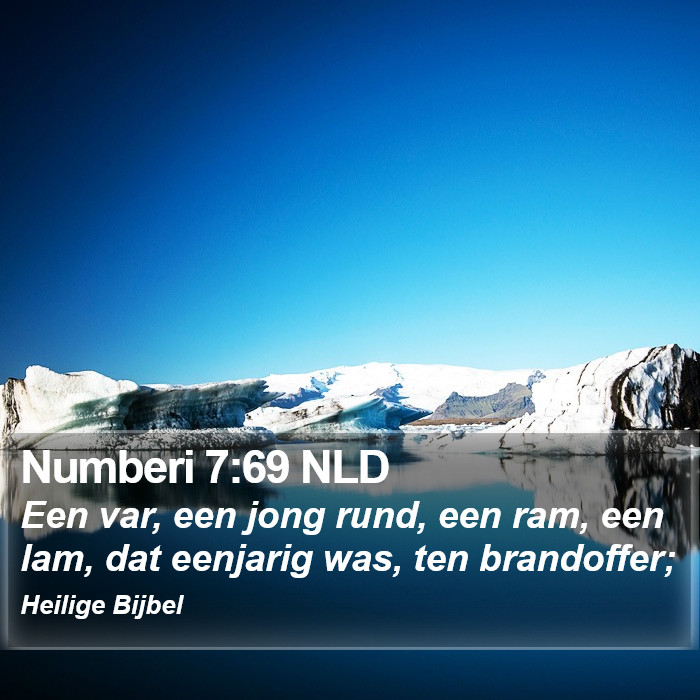 Numberi 7:69 NLD Bible Study
