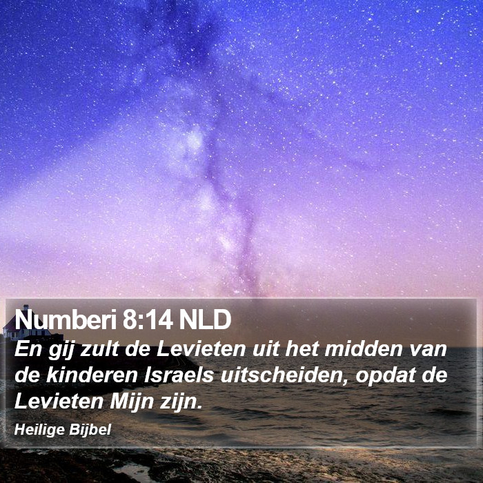 Numberi 8:14 NLD Bible Study