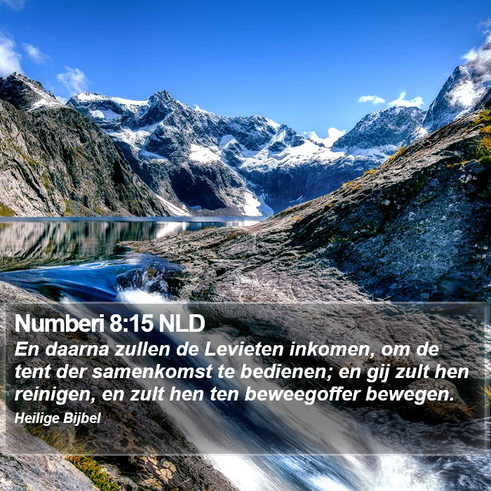 Numberi 8:15 NLD Bible Study