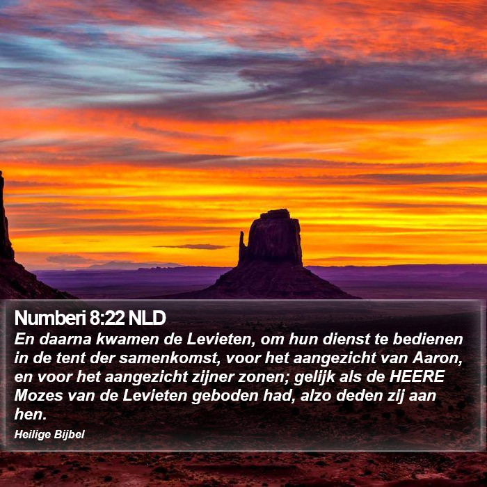 Numberi 8:22 NLD Bible Study