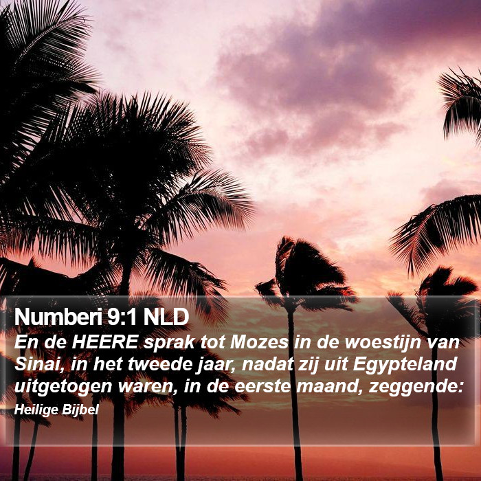 Numberi 9:1 NLD Bible Study