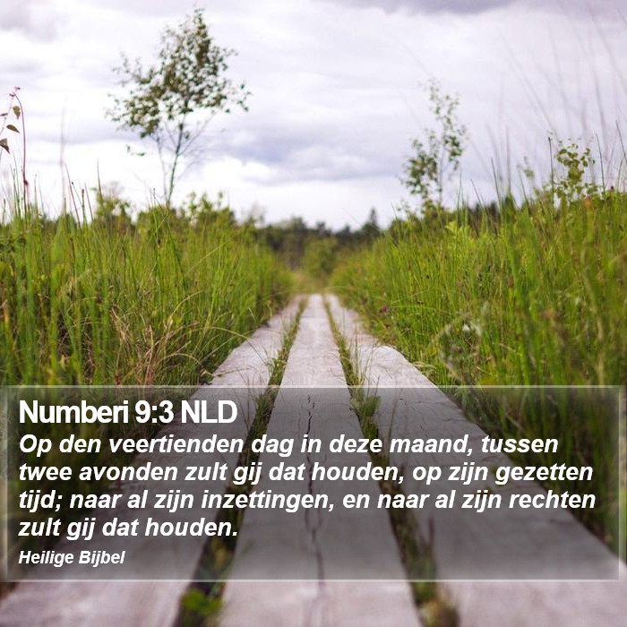 Numberi 9:3 NLD Bible Study