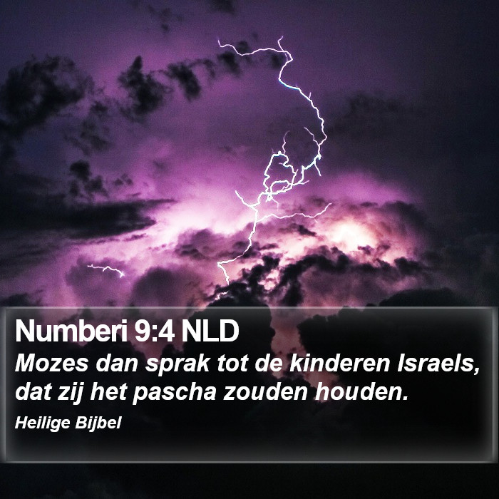 Numberi 9:4 NLD Bible Study