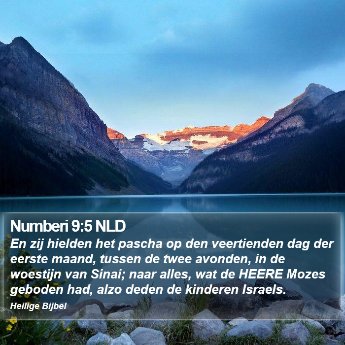 Numberi 9:5 NLD Bible Study