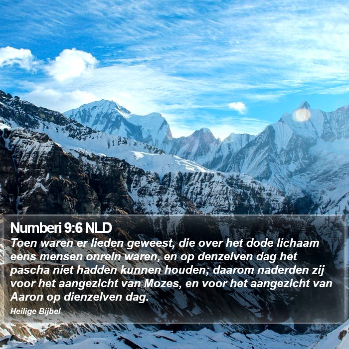 Numberi 9:6 NLD Bible Study