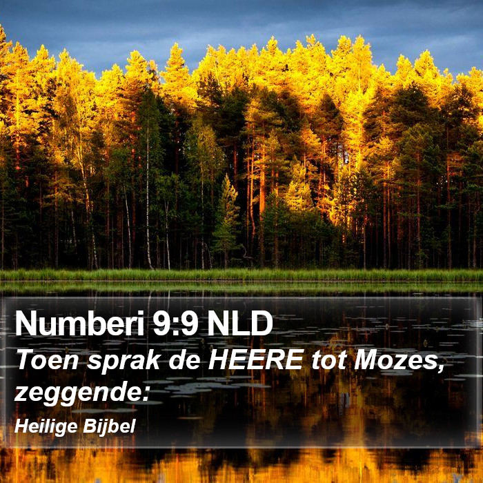 Numberi 9:9 NLD Bible Study