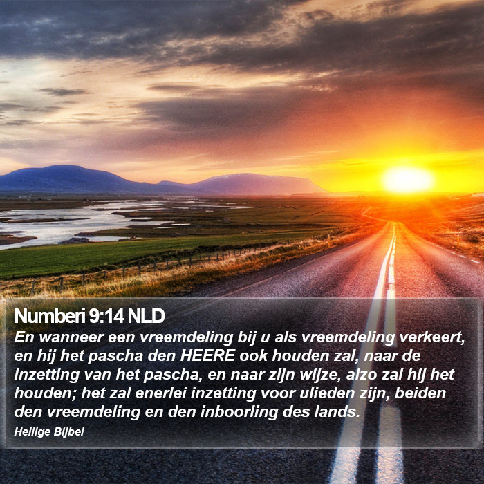 Numberi 9:14 NLD Bible Study