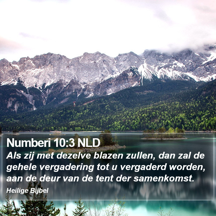 Numberi 10:3 NLD Bible Study