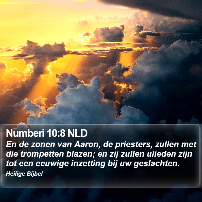 Numberi 10:8 NLD Bible Study