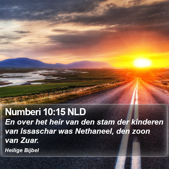 Numberi 10:15 NLD Bible Study