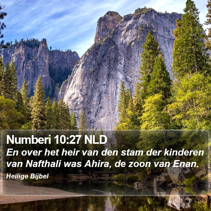 Numberi 10:27 NLD Bible Study